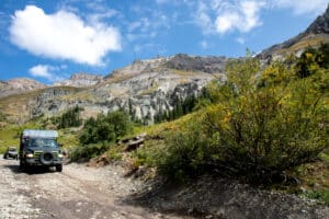 Go on a Durango Jeep Tour 1 Durango Jeep Tour off road in the San Juan mountains
